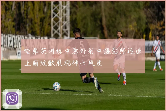 哈弗茨训练中意外射中摄影师迅速上前致歉展现绅士风度
